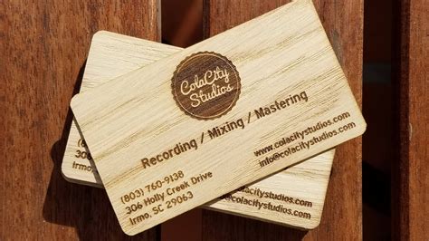 woodworking business card.